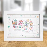 Personalised Tiny Tatty Teddy Little Circus Roll Up A4 Framed Print Extra Image 1 Preview
